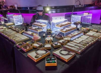 Local vendors such as Healing Mtn Crystals filled the Metro Club. Photo: ColtonMarsalaPhotography.com