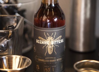 Beehive Bitters Co.'s Boubon Barrel Aged Caramelized Orange is simply delicious.