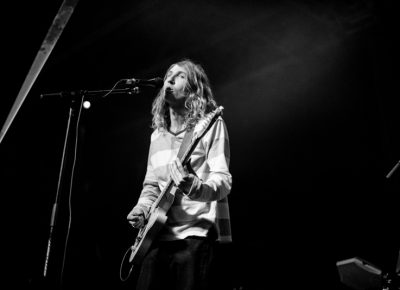 Mason James on guitar and vocals for Zipper Club. Photo: Gilbert Cisneros