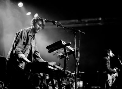 Jon Merz on keys for My Jerusalem. Photo: Gilbert Cisneros