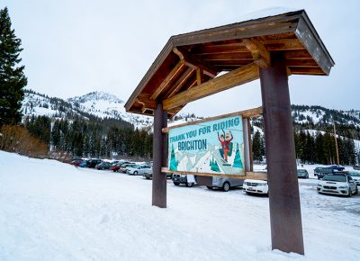 Brighton Resort opened night riding on Dec. 15. Night riding runs Monday through Saturday, 3:30–9 p.m. Photo: Jo Savage // @SavageDangerWolf