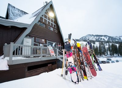 The A-frame building at Brighton, also known as Molly Greens, is a bar and restaurant and often has live music. Photo: Jo Savage // @SavageDangerWolf