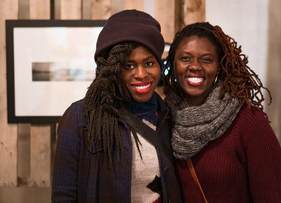 Salt Lakers Kenna O. and Princesse D. checked out the exhibits. Photo: Jo Savage // @SavageDangerWolf