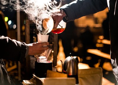 Daily Rise Coffee was pouring coffee in the outside space between the brewery and the warehouse exhibit area. Their beans are used in the Shades of Pale Espresso Stout. Daily Rise Coffee is based in Layton and Ogden. Photo: Jo Savage // @SavageDangerWolf