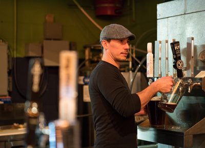 Anthony DiMeo was the only bartender at Shades of Pale—and no one had to wait. Skills. Photo: Jo Savage // @SavageDangerWolf