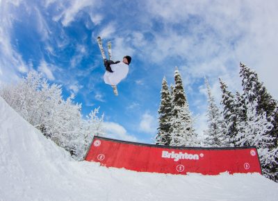 Ian Russel 3rd place mens open ski back flip 360. Photo: CJ Anderson