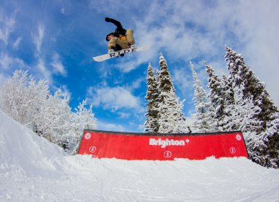 Andy Chammarow 3rd place mens open snow 360 melon grab. Photo: CJ Anderson