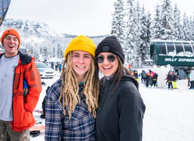 Tristin Heiner and his friend were all smiles in between competitions. Photo: Jo Savage // @SavageDangerWolf