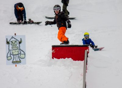 Ashton Davis 3rd place 17 & under mens snow 50-50. Photo: CJAnderson