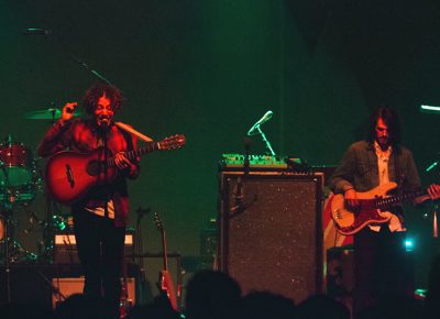 Lewis Del Mar opens the night with a sound that seems like the perfect pairing for Young the Giant’s headlining performance. Photo: Talyn Sherer.