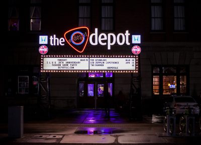 The entrance to The Depot. Photo: CJ Anderson