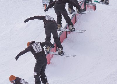 Makalu Arnold, Men’s Open Snow 1st place, 50-50 270 to frontboard. Photo: Jo Savage // @SavageDangerWolf