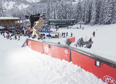 Andy Chammarow, Men’s Open Snow 3rd place, 50-50. Photo: Jo Savage // @SavageDangerWolf