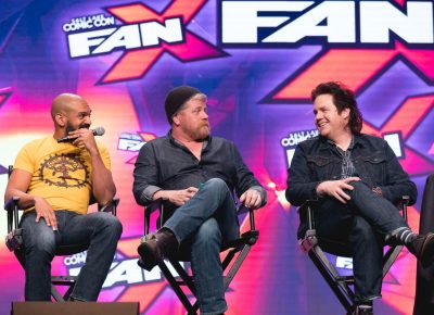 Michael Cudlitz, Josh McDermitt and Khary Payton discuss their favorite villains and deaths on The Walking Dead. Photo: Lmsorenson.net