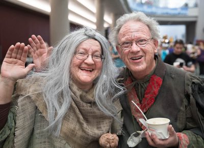 Couple Jho and Janet cosplaying it up as Valerie and Miracle Max. Photo: Lmsorenson.net