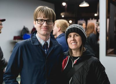 Nathan and Debbie Larsen of Velo City Bags. Photo: Lmsorenson.net