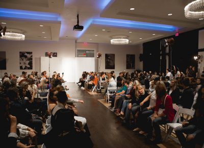 The crowd takes their seats for this Utah Fashion Week event. Photo: Lmsorenson.net