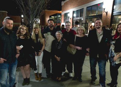 Rob, Heather, Kelly, Brett, Sullie and Randy come out to support their favorite designer of the evening, Brandon Kee. Photo: Lmsorenson.net