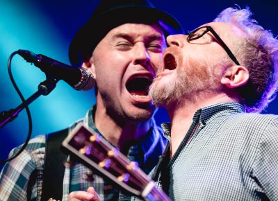 Nathen Maxwell and Dave King screaming about the Seven Deadly Seas. Photo: Lmsorenson.net