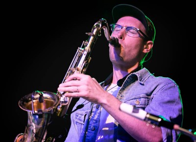 Sax was definitely part of the set, and we are glad it was. Photo: Logan Sorenson / Lmsorenson.net