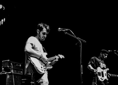 William Keegan on vocals and guitar for together PANGEA. Photo: Gilbert Cisneros