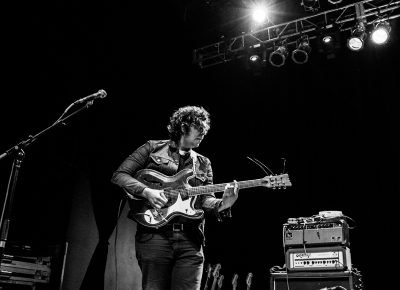 Mark Cisneros on guitar for Kid Congo & The Pink Monkey Birds. Photo: Gilbert Cisneros