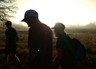 Sunrise hike with family in Florida for Winter holidays. Photo courtesy of Erika Longino.