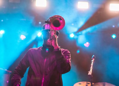 Onstage with Ms. Lauryn Hill. Photo: ColtonMarsalaPhotography.com