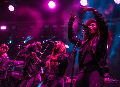 Onstage with Ms. Lauryn Hill. Photo: ColtonMarsalaPhotography.com