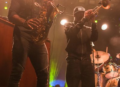 Onstage with Ms. Lauryn Hill. Photo: ColtonMarsalaPhotography.com