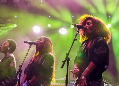 Onstage with Ms. Lauryn Hill. Photo: ColtonMarsalaPhotography.com