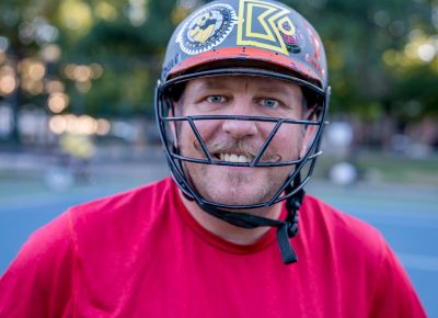 One of Salt Lake City’s Bike Polo founders (est. 1993), Chuck Heaton. Photo: Jo Savage // @SavageDangerWolf