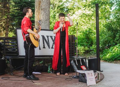 The artists officially known as MiNX make their annual appearance at Eat Drink SLC to set the tone for the entire event. Photo: Talyn Sherer