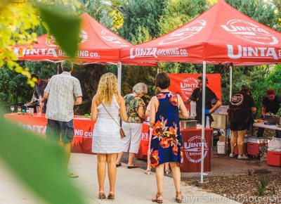 Uinta found a little slice of Shangri-La in the park as they set up shop amongst the wild birds. Photo: Talyn Sherer