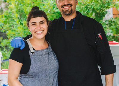 (L–R) Chefs Katrina Cutrubus and Manoli of Manoli's are making a new name for high-end Mediterranean and Greek food in the valley. Photo: Talyn Sherer