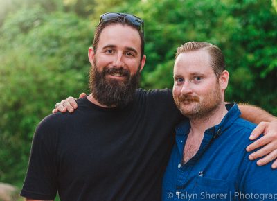 (L–R) Frankie "The Wolf” and Tony Tartini will be caught serving drinks over at your favorite local bar Whiskey Street. Photo: Talyn Sherer