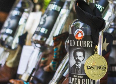 Kid Curry won the Tastings gold medal for their small-batch silver rum, which pairs well with pretty much anything. Photo: Talyn Sherer