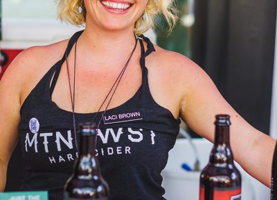 "Ciderella" Laci Brown is part of the genius team behind Mountain West Hard Cider. Photo: Talyn Sherer