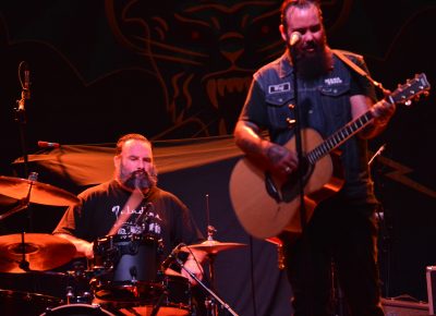 Chris Moinichen and Kirk Highberger of The Delta Bombers. Photo: Andy Fitzgerrell