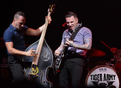 Nick 13 and Djordje Stijepovic of Tiger Army. Photo: Andy Fitzgerrell