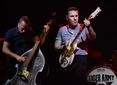 Nick 13 and Djordje Stijepovic of Tiger Army. Photo: Andy Fitzgerrell