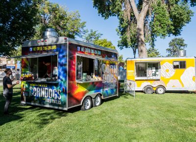 Corn Dogs and donuts. Photo: ColtonMarsalaPhotography.com