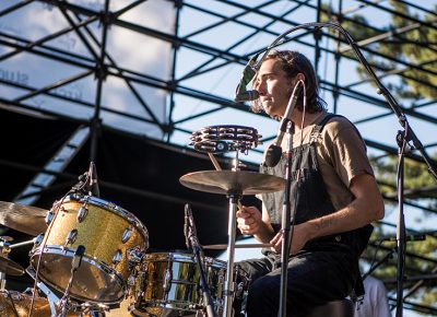 Julien Ehrlich gazes over the SLC crowd. Photo: ColtonMarsalaPhotography.com