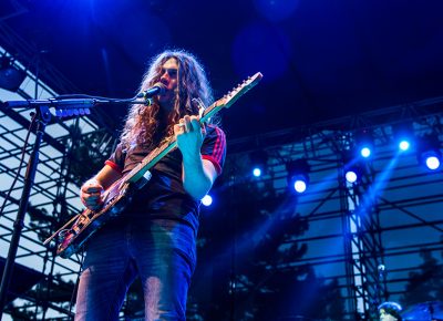 Blue stage light illuminates Kurt Vile. Photo: ColtonMarsalaPhotography.com