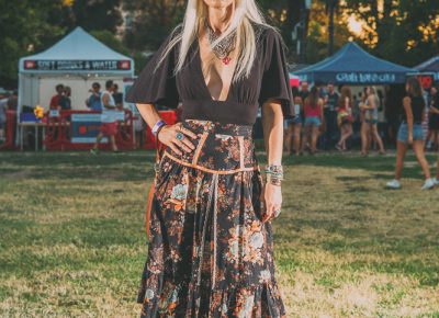 We loved that Tessa Stephensen wore her prairie dress a little bit Wilder than Laura Ingalls. Photo: @clancycoop