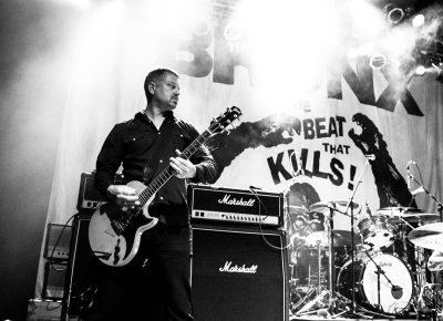 Joby J. Ford on guitar for The Bronx. Photo: Gilbert Cisneros