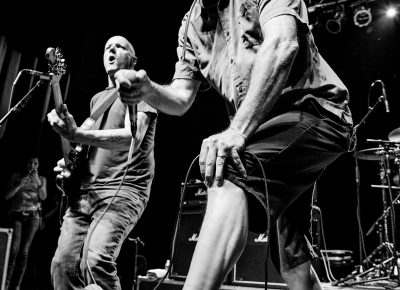 Milo Aukerman on vocals for the Descendents. Photo: Gilbert Cisneros