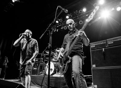 Karl Alvarez on bass for the Descendents. Photo: Gilbert Cisneros