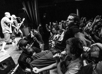 The crowd's excitement was felt throughout the Descendents set. Photo: Gilbert Cisneros