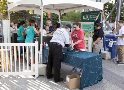 Cashiers and security get patrons in the door. Photo: @jbunds